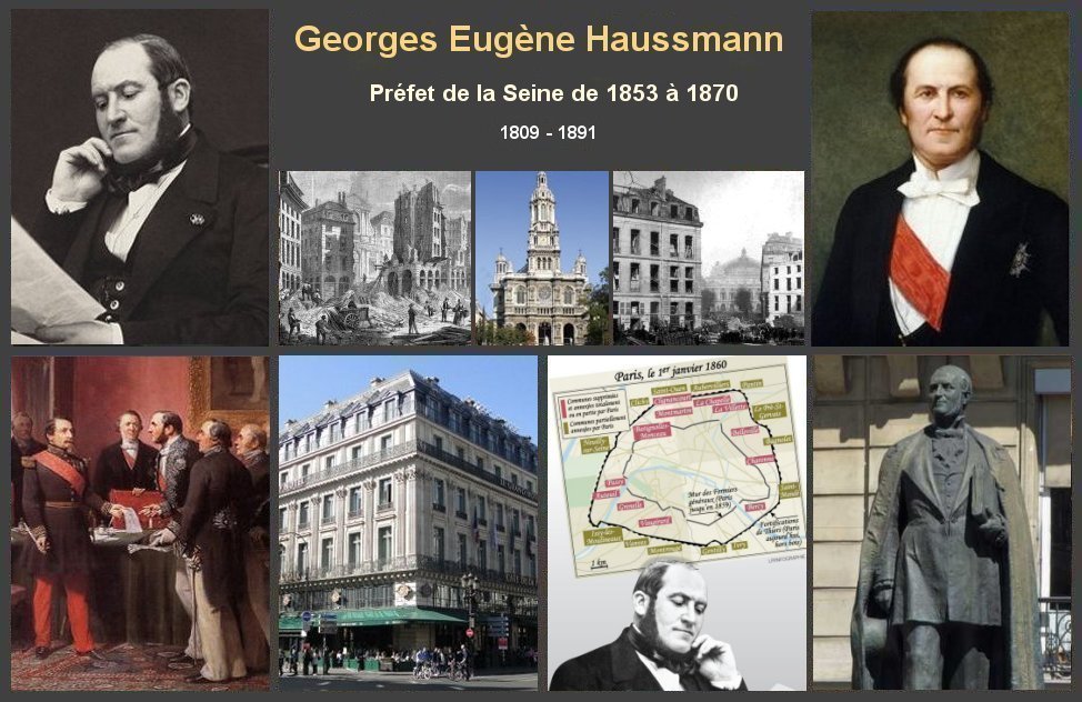 Georges-Eugène Baron Haussmann préfet de la Seine