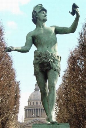 Statues en bronze du jardin du Luxembourg
