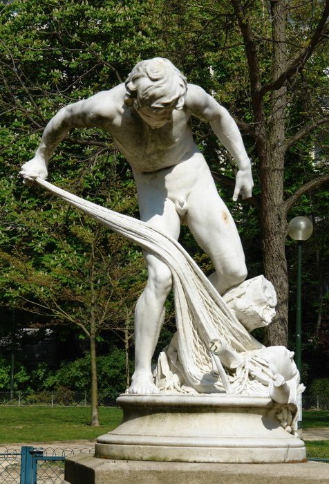 Statue, sculpture de jardin