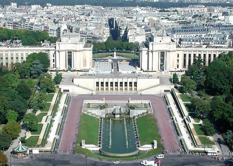 Les jardins du Trocadéro