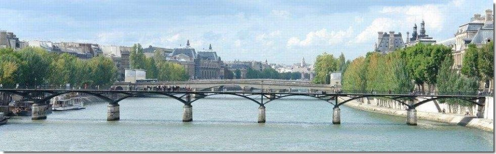 Pont des Arts (Passerelle des Arts), Paris, France